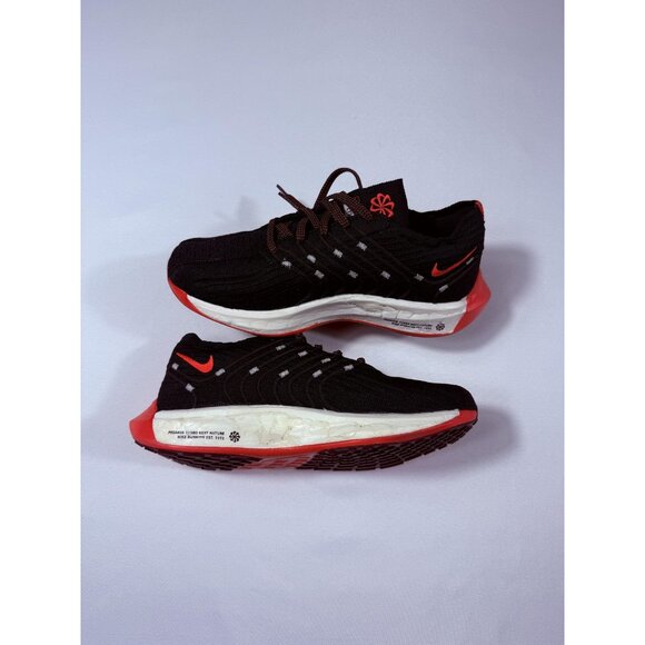 New Nike Pegasus Turbo Next Nature Shoes Womens Size 5.5 Black Red ZoomX Running - Picture 2 of 8